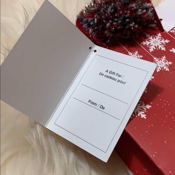 Christmas toque with gift bag NWT - Picture 5 of 8